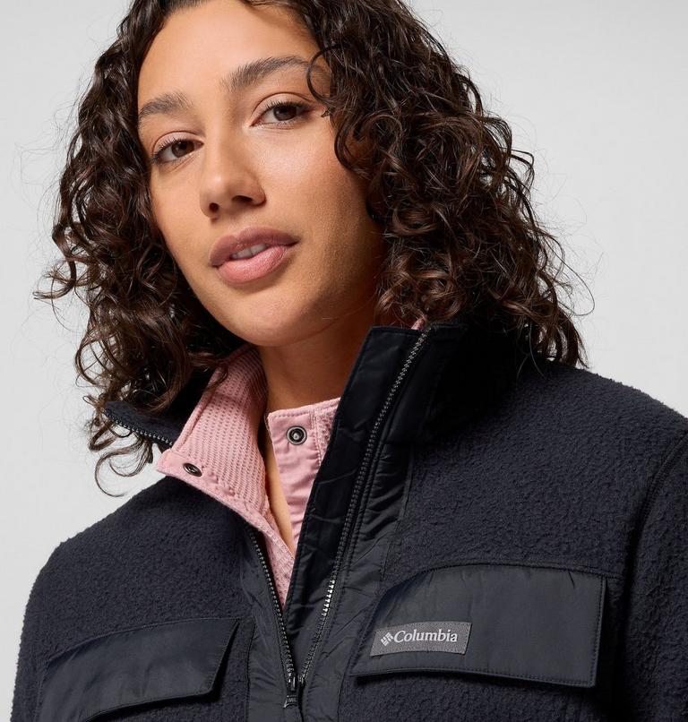 Forro polar con cremallera completa Juniper Peak para mujer, Color: Black, image 6