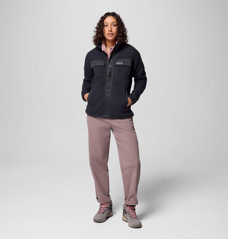 Forro polar con cremallera completa Juniper Peak para mujer, Color: Black, image 2