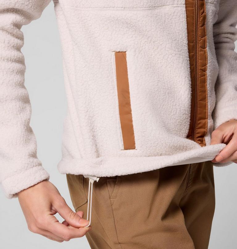 Forro polar con cremallera completa Juniper Peak para mujer, Color: Dark Stone, Camel Brown, image 7