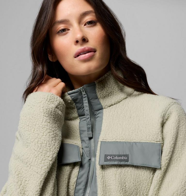Forro polar con cremallera completa Juniper Peak para mujer, Color: Safari, Sedona Sage, image 6