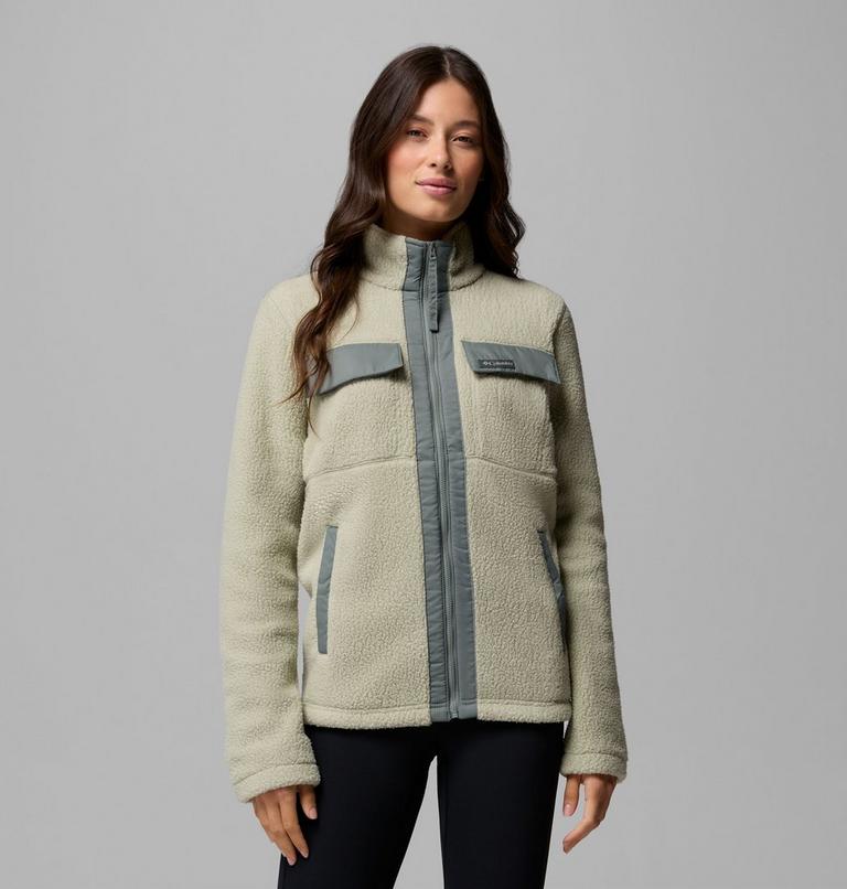 Forro polar con cremallera completa Juniper Peak para mujer, Color: Safari, Sedona Sage, image 1