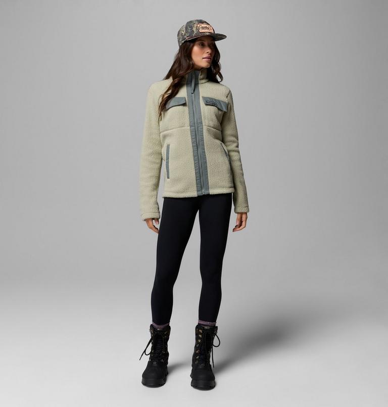Forro polar con cremallera completa Juniper Peak para mujer, Color: Safari, Sedona Sage, image 2