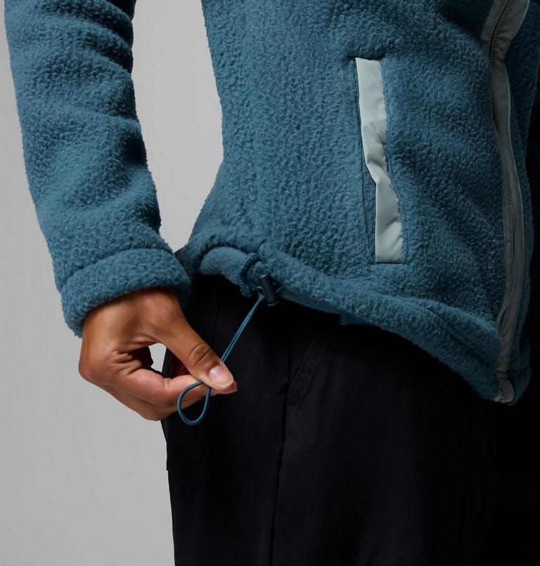 Forro polar con cremallera completa Juniper Peak para mujer, Color: Everblue, Crushed Blue, image 7