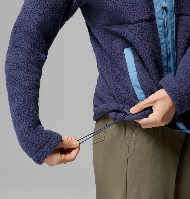 Women's Juniper Peak Full Zip Fleece Jacket, Color: Nocturnal, Rainy Day, image 7