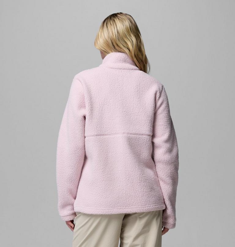 Women's Juniper Peak Full Zip Fleece Jacket, Color: Mineral Pink, Antique Mauve, image 3
