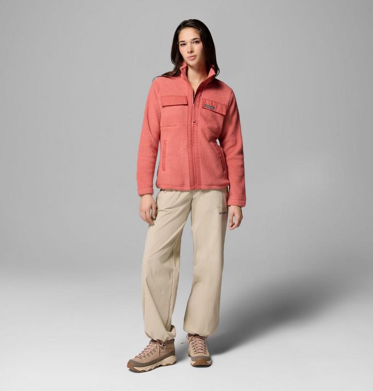 Veste Polaire Juniper Peak Femme, Color: Washed Red, image 2