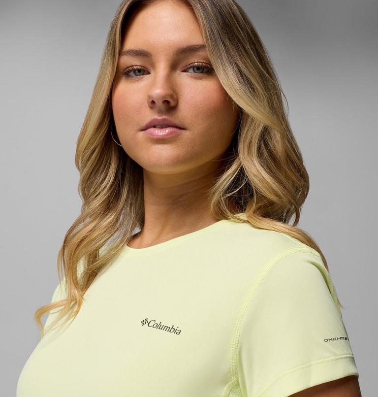 Women's Zero Rules Light Technical T-Shirt, Color: Citron Haze, image 5