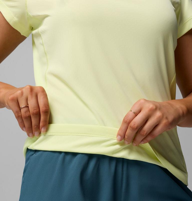 Women's Zero Rules Light Technical T-Shirt, Color: Citron Haze, image 6