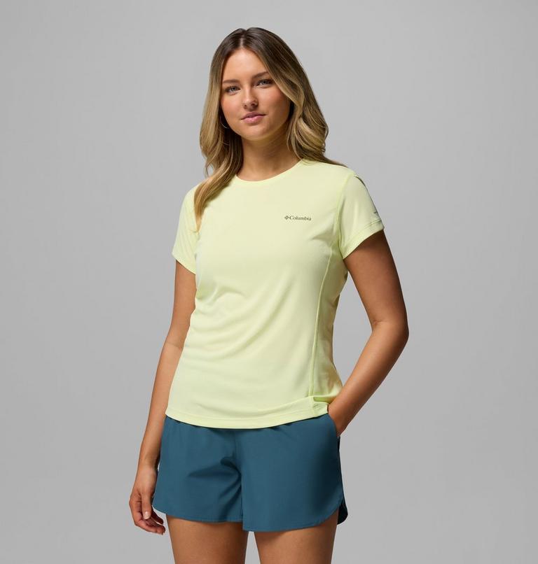 Women's Zero Rules Light Technical T-Shirt, Color: Citron Haze, image 1