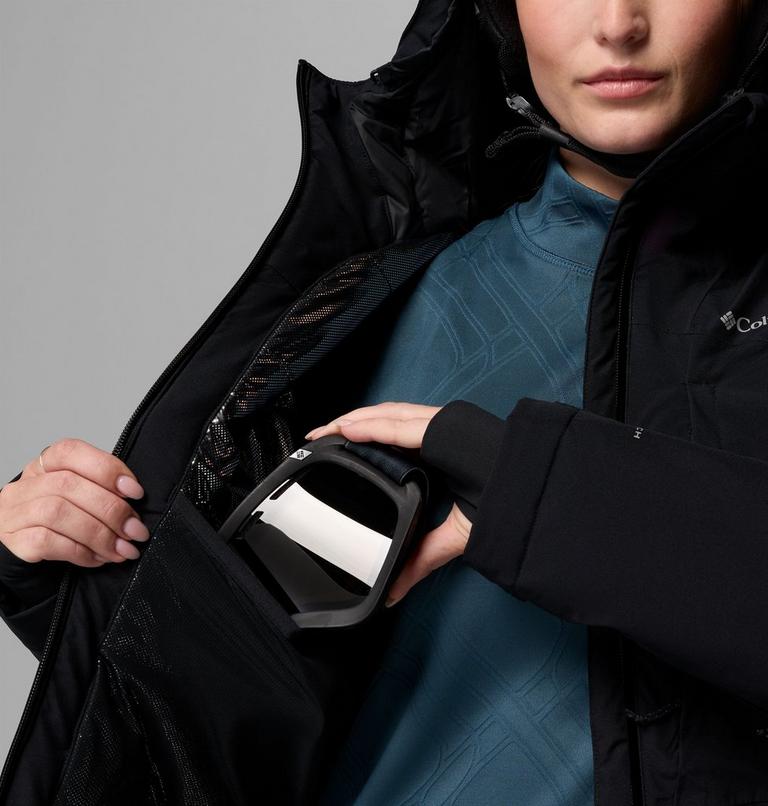 Women's Liftline Waterproof Ski Jacket, Color: Black, image 5