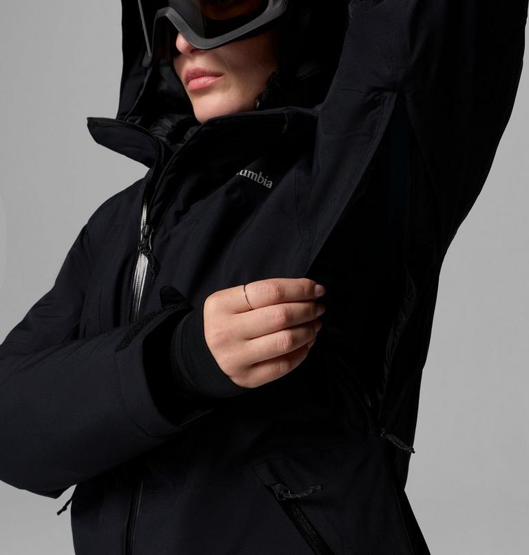 Women's Liftline Waterproof Ski Jacket, Color: Black, image 8