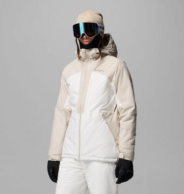 Giacca da sci impermeabile Liftline da donna, Color: Sea Salt, Dark Stone, image 4