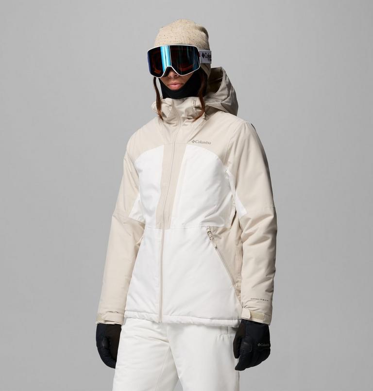 Giacca da sci impermeabile Liftline da donna, Color: Sea Salt, Dark Stone, image 4