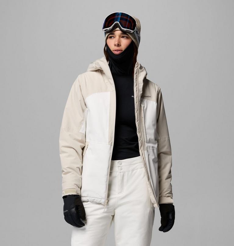 Giacca da sci impermeabile Liftline da donna, Color: Sea Salt, Dark Stone, image 5