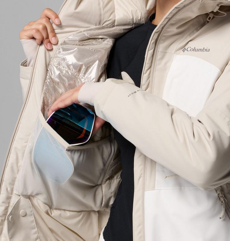 Giacca da sci impermeabile Liftline da donna, Color: Sea Salt, Dark Stone, image 6