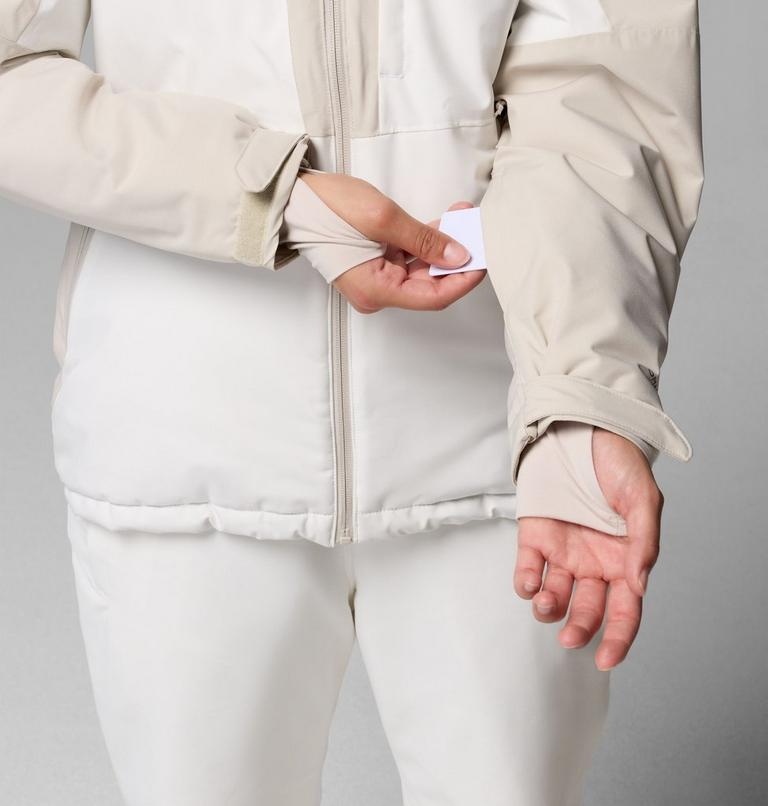 Giacca da sci impermeabile Liftline da donna, Color: Sea Salt, Dark Stone, image 12