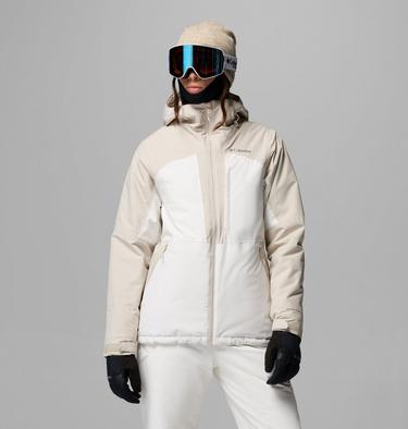 Giacca da sci impermeabile Liftline da donna, Color: Sea Salt, Dark Stone, image 1
