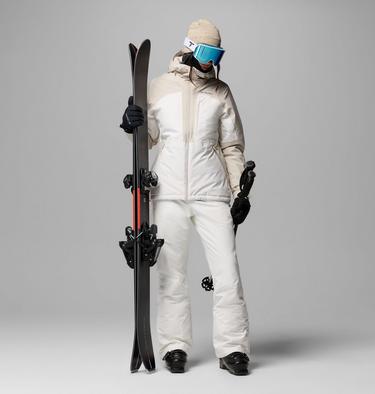 Giacca da sci impermeabile Liftline da donna, Color: Sea Salt, Dark Stone, image 2