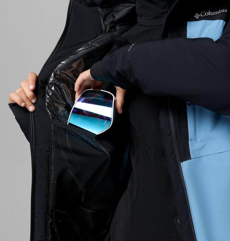 Giacca da sci impermeabile Liftline da donna, Color: Rainy Day, Black, image 6