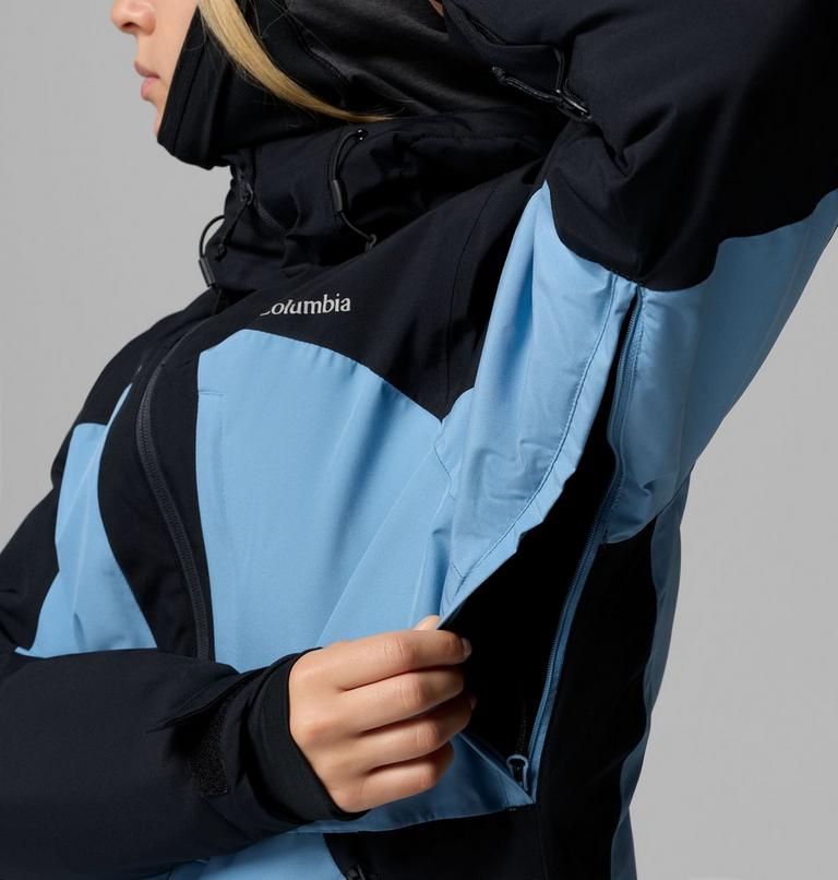 Giacca da sci impermeabile Liftline da donna, Color: Rainy Day, Black, image 11