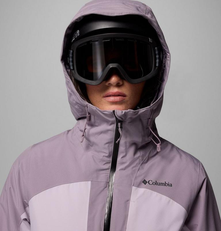 Women's Liftline Waterproof Ski Jacket, Color: Lavender Pearl, Shale Purple, image 5