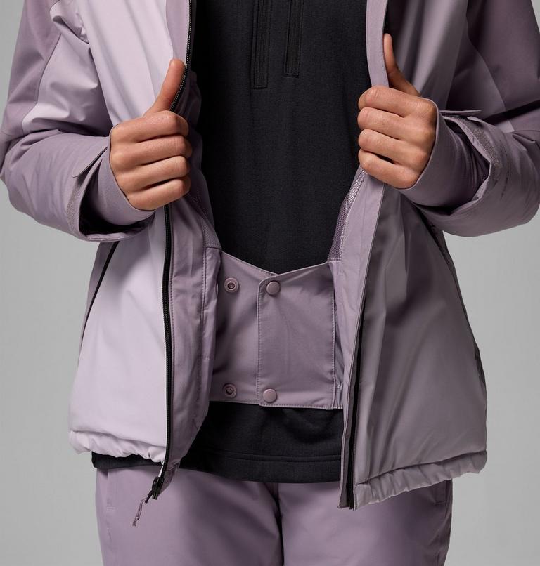 Women's Liftline Waterproof Ski Jacket, Color: Lavender Pearl, Shale Purple, image 7