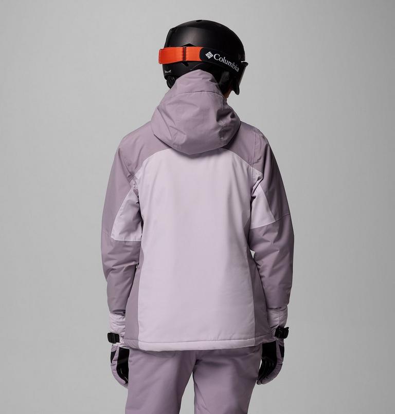 Women's Liftline Waterproof Ski Jacket, Color: Lavender Pearl, Shale Purple, image 3