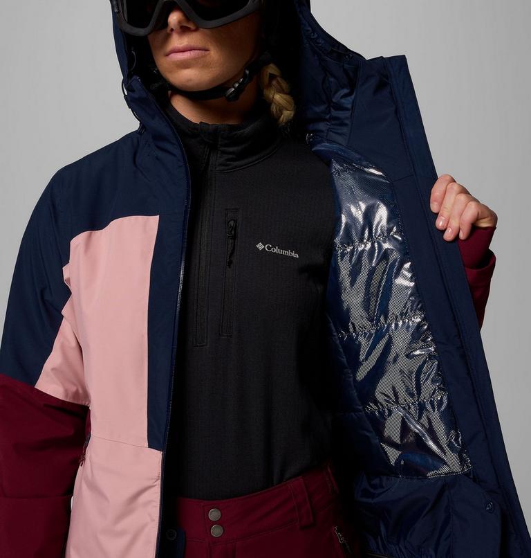 Chaqueta de esquí impermeable Liftline para mujer, Color: Eraser Pink, Collegiate Navy, Rich Wine, image 14