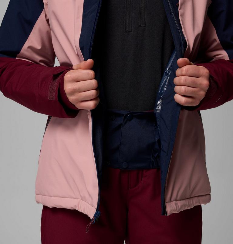 Chaqueta de esquí impermeable Liftline para mujer, Color: Eraser Pink, Collegiate Navy, Rich Wine, image 6