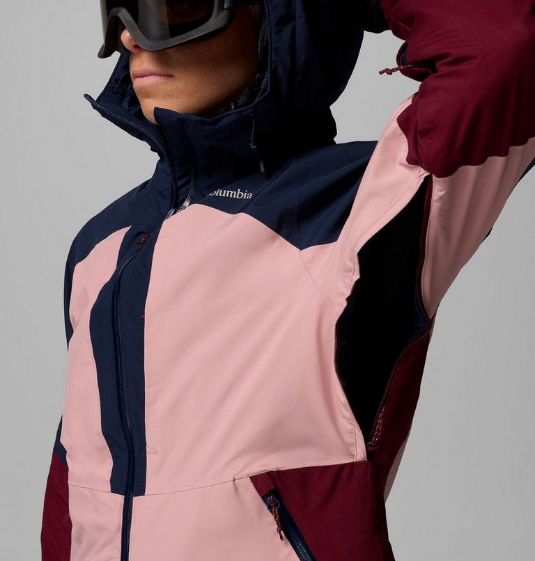 Chaqueta de esquí impermeable Liftline para mujer, Color: Eraser Pink, Collegiate Navy, Rich Wine, image 8