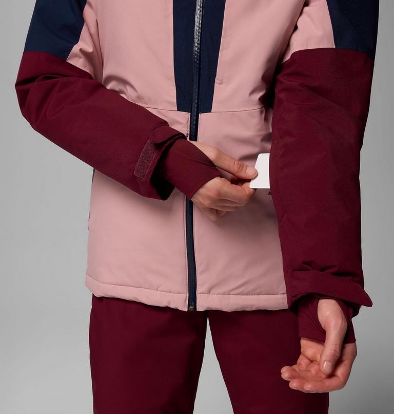 Chaqueta de esquí impermeable Liftline para mujer, Color: Eraser Pink, Collegiate Navy, Rich Wine, image 9