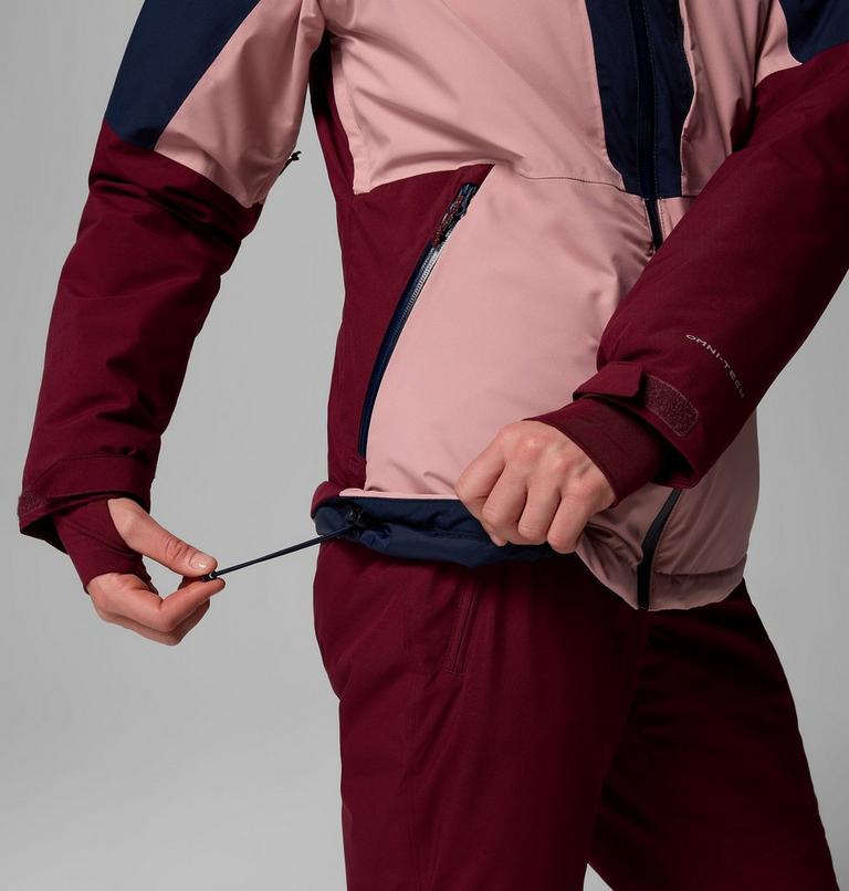 Chaqueta de esquí impermeable Liftline para mujer, Color: Eraser Pink, Collegiate Navy, Rich Wine, image 10