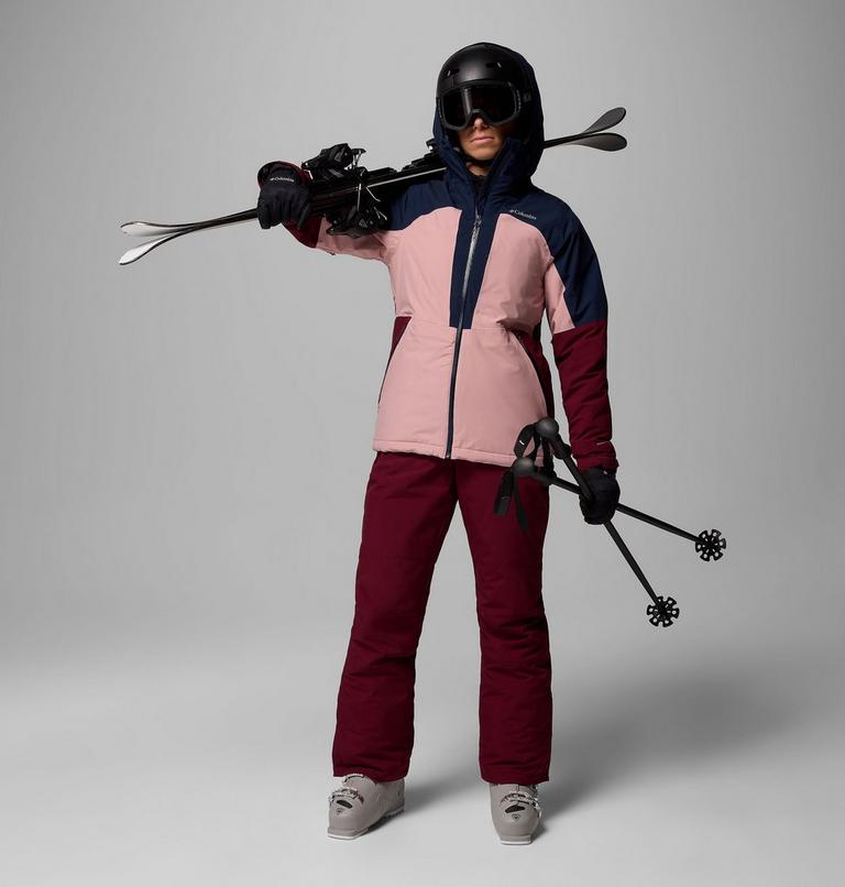 Chaqueta de esquí impermeable Liftline para mujer, Color: Eraser Pink, Collegiate Navy, Rich Wine, image 2