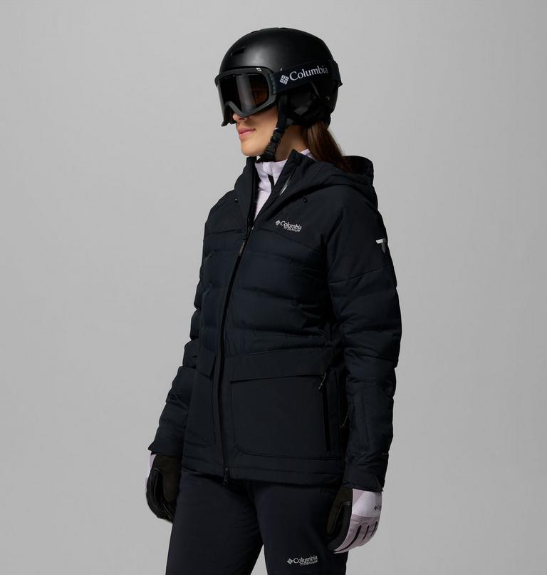 Chaqueta de esquí impermeable de plumón Glacier Ridge para mujer, Color: Black, image 4