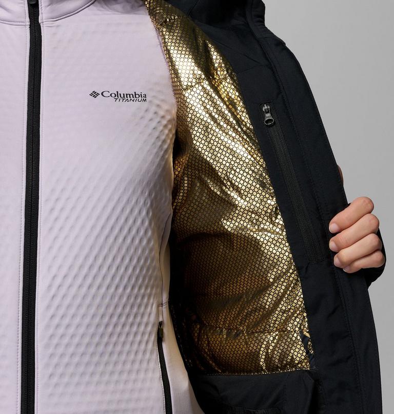 Chaqueta de esquí impermeable de plumón Glacier Ridge para mujer, Color: Black, image 6