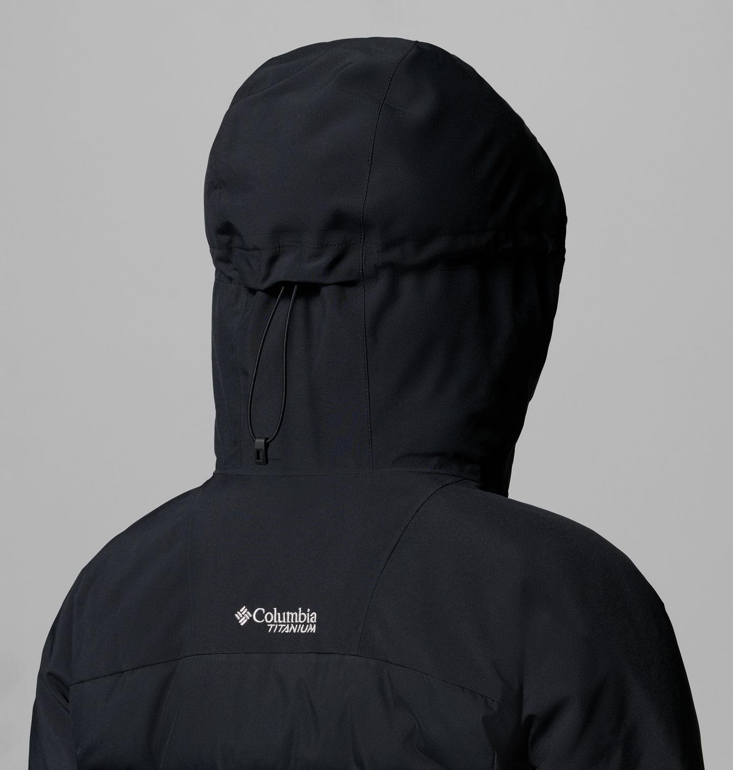 Женская куртка Columbia Glacier Ridge Down Jacket, цвет: Чёрный — фото 4