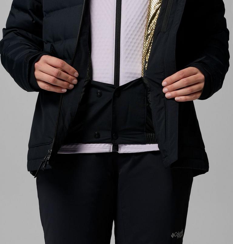 Chaqueta de esquí impermeable de plumón Glacier Ridge para mujer, Color: Black, image 7