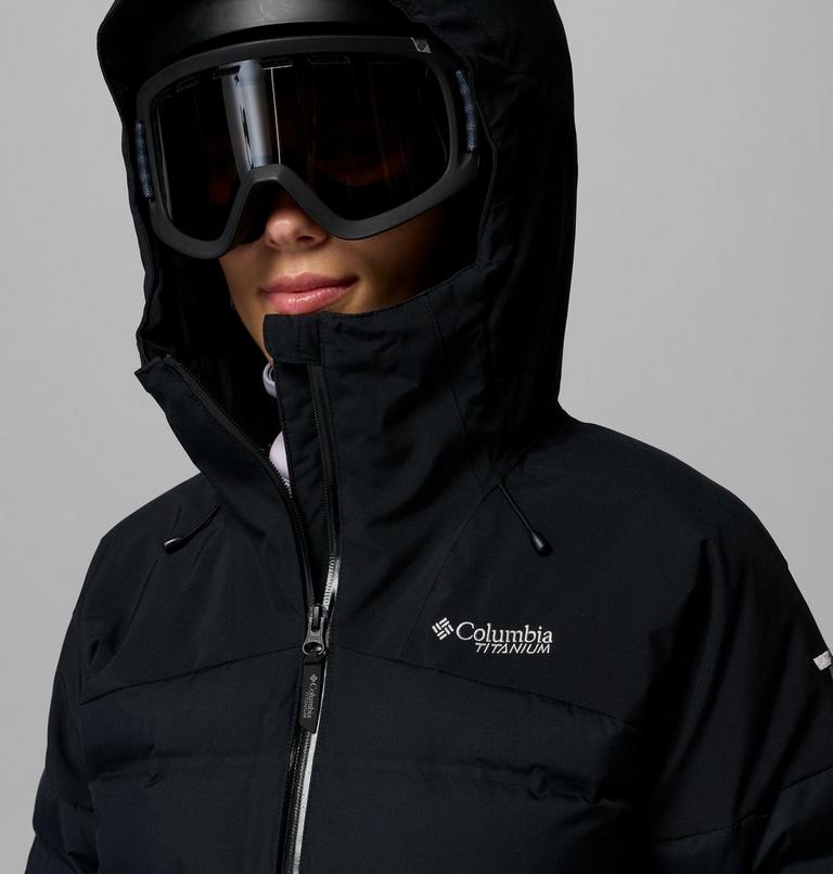 Chaqueta de esquí impermeable de plumón Glacier Ridge para mujer, Color: Black, image 8