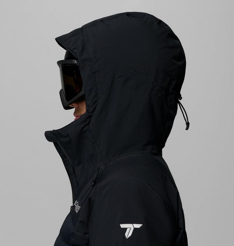 Chaqueta de esquí impermeable de plumón Glacier Ridge para mujer, Color: Black, image 9