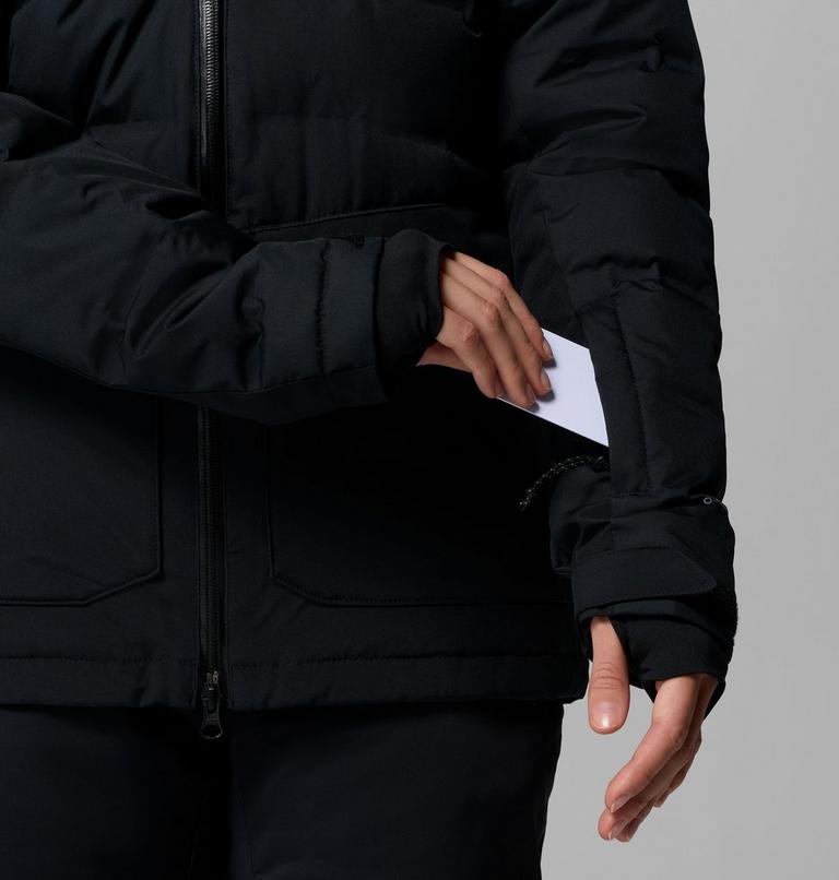 Chaqueta de esquí impermeable de plumón Glacier Ridge para mujer, Color: Black, image 12