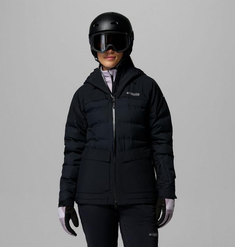 Chaqueta de esquí impermeable de plumón Glacier Ridge para mujer, Color: Black, image 1