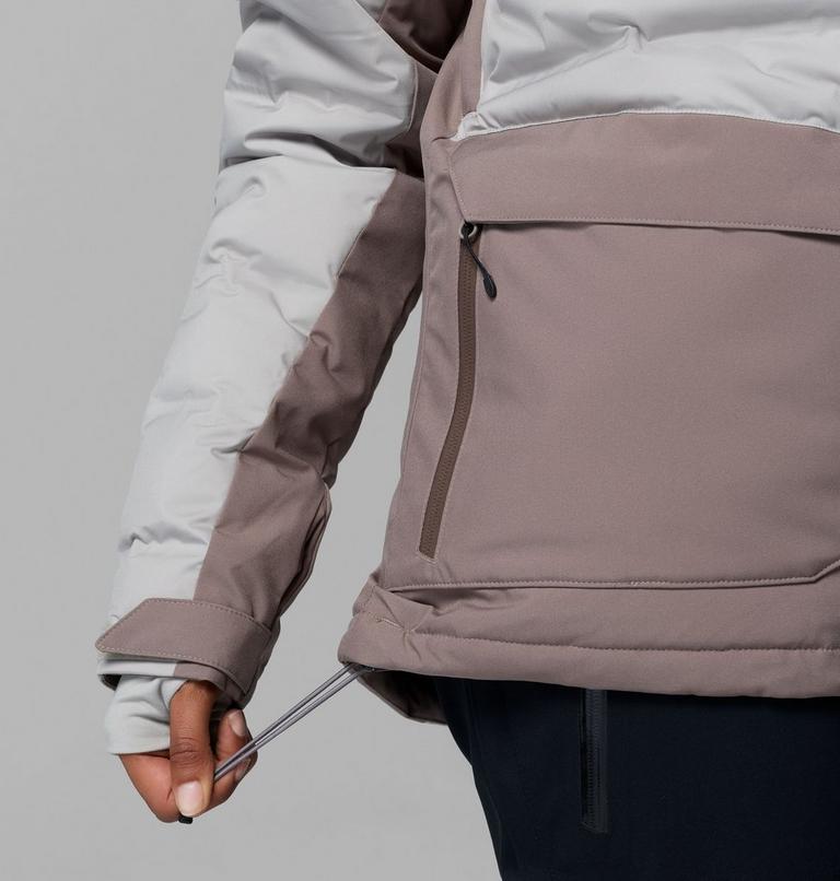 Chaqueta de esqu&iacute; impermeable de plum&oacute;n Glacier Ridge para mujer, Color: Iron, Flint Grey, image 14