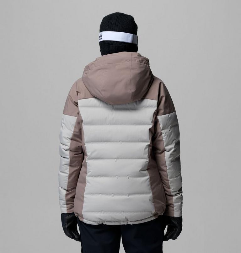 Chaqueta de esqu&iacute; impermeable de plum&oacute;n Glacier Ridge para mujer, Color: Iron, Flint Grey, image 3