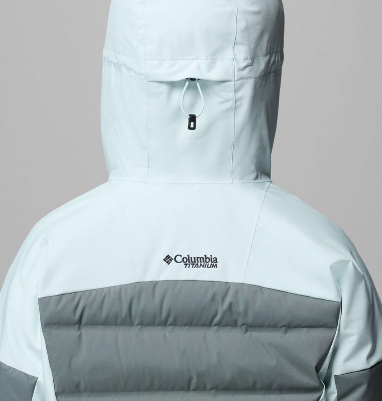 Chaqueta de esqu&iacute; impermeable de plum&oacute;n Glacier Ridge para mujer, Color: Tea Light, Sedona Sage, image 11