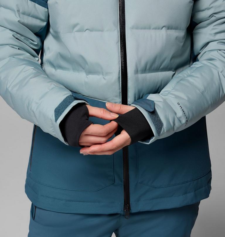Chaqueta de esquí impermeable de plumón Glacier Ridge para mujer, Color: Everblue, Crushed Blue, image 14