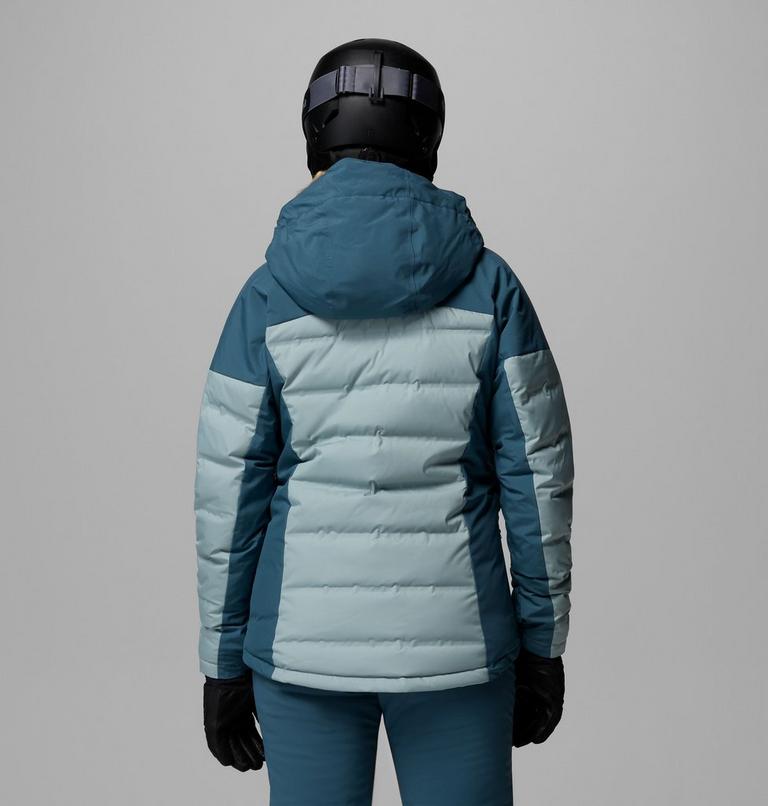 Chaqueta de esquí impermeable de plumón Glacier Ridge para mujer, Color: Everblue, Crushed Blue, image 3