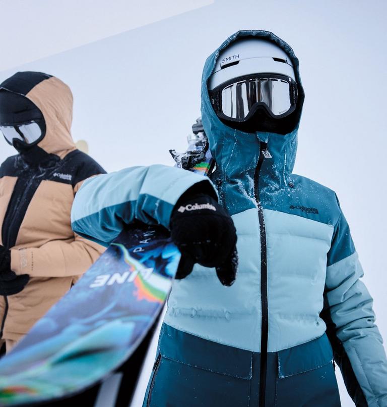 Women's Glacier Ridge Down Waterproof Ski Jacket, Color: Everblue, Crushed Blue, image 15