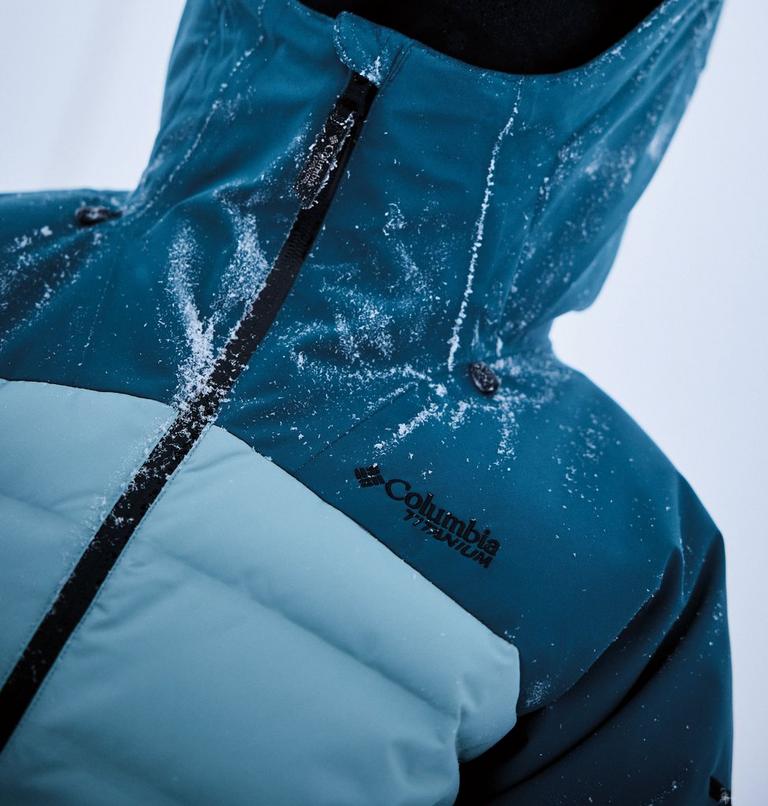 Women's Glacier Ridge Down Waterproof Ski Jacket, Color: Everblue, Crushed Blue, image 16