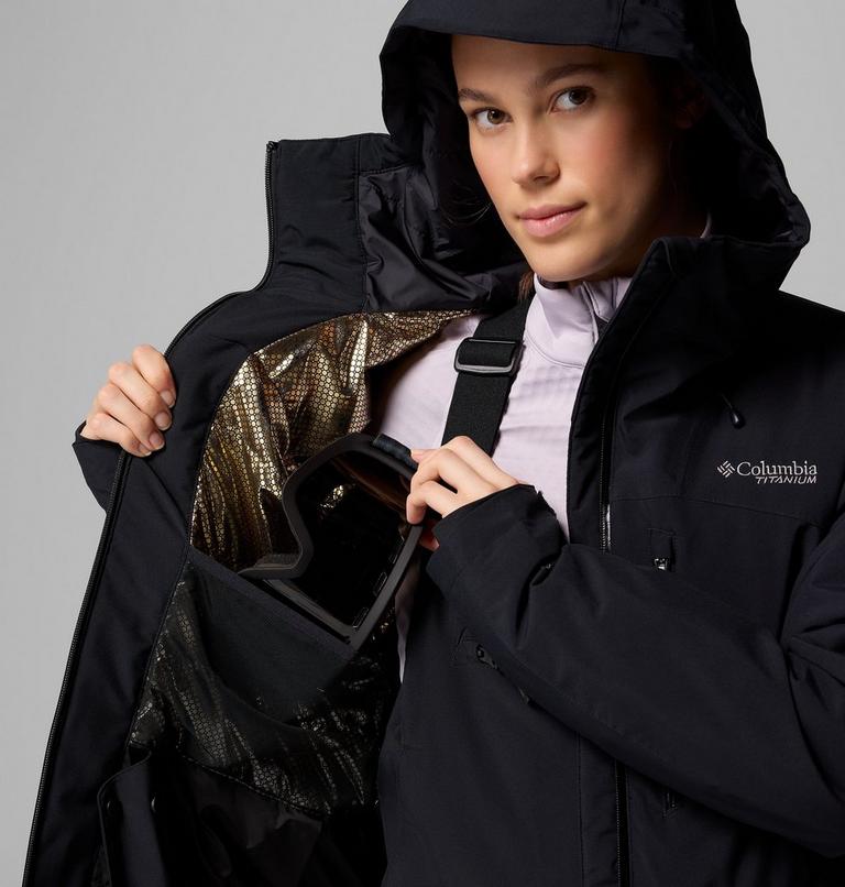 Chaqueta de esquí aislante e impermeable Highland Summit III para mujer, Color: Black, image 5