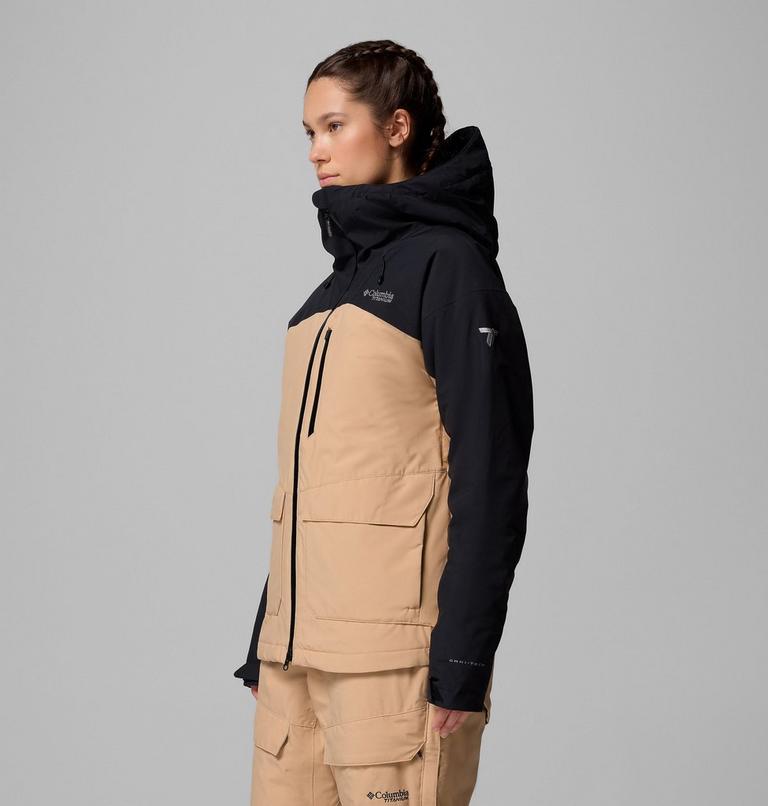 Women's Highland Summit III Insulated Jacket, Color: Canoe, Black, image 4